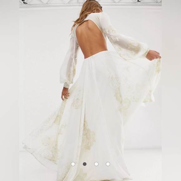 NWOT ASOS EDITION embellished print maxi dress - Picture 10 of 15